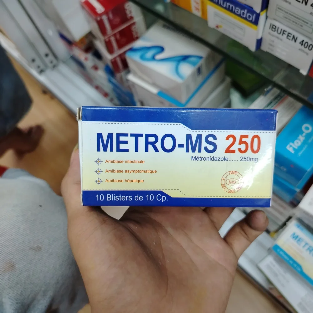Metro-MS — available at pharmacies in Cambodia on PharmKulen