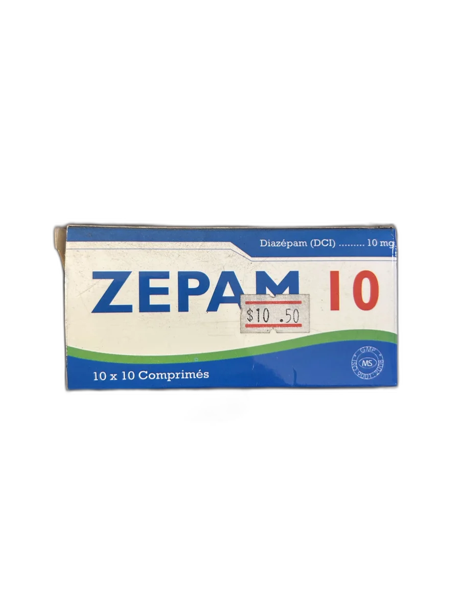 ZEPAM 10 — available at pharmacies in Cambodia on PharmKulen