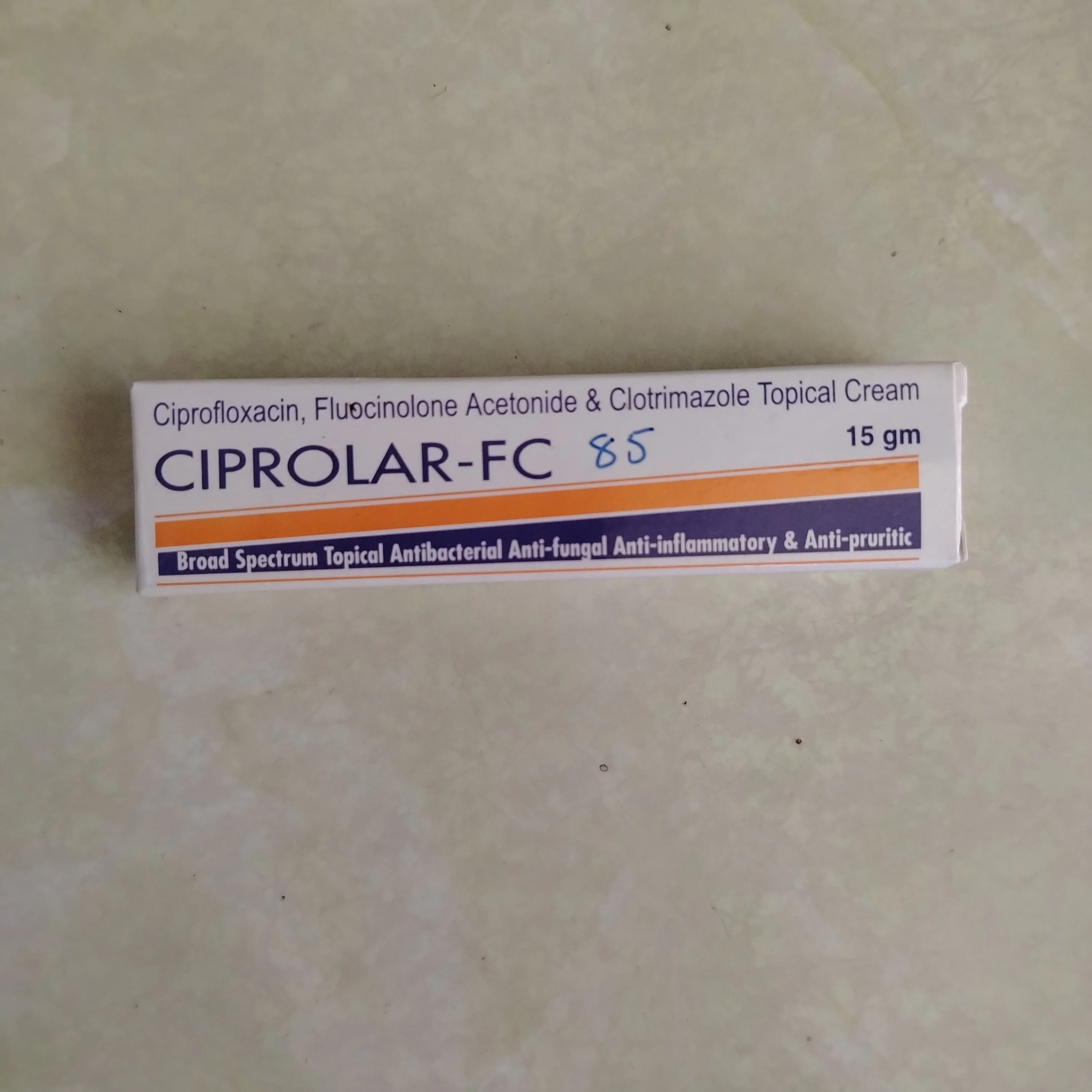 Ciprolar-FC 15g — available at pharmacies in Cambodia on PharmKulen