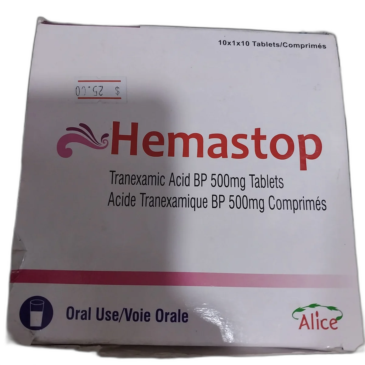 Hemastop 500mg — available at pharmacies in Cambodia on PharmKulen