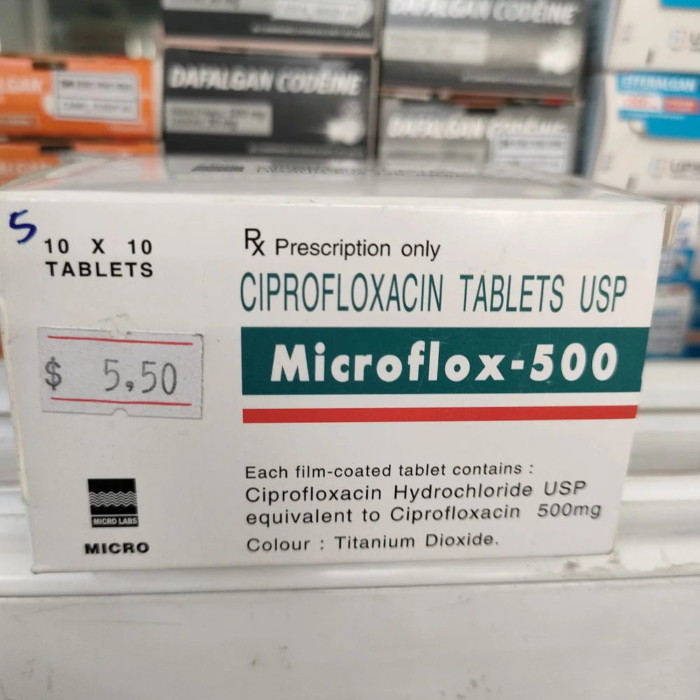 Microflox-500 — available at pharmacies in Cambodia on PharmKulen