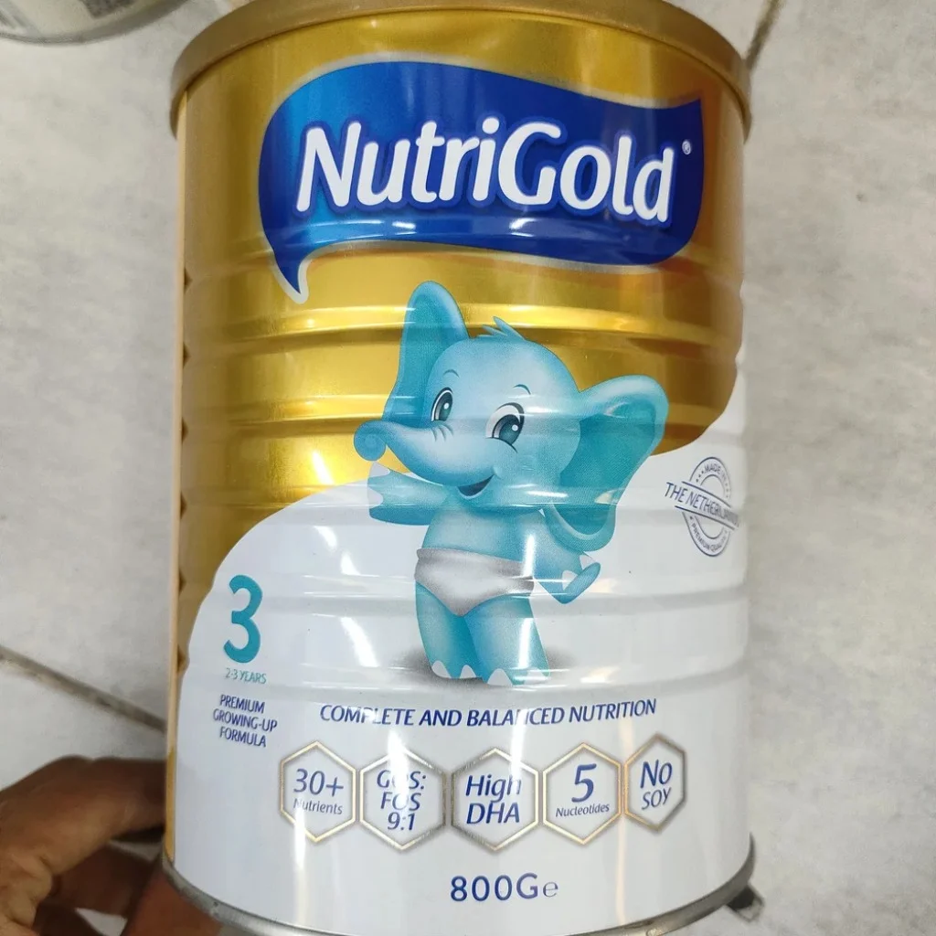 NutriGold SmartGRO 3 Premium Growing-Up Formula — available at pharmacies in Cambodia on PharmKulen