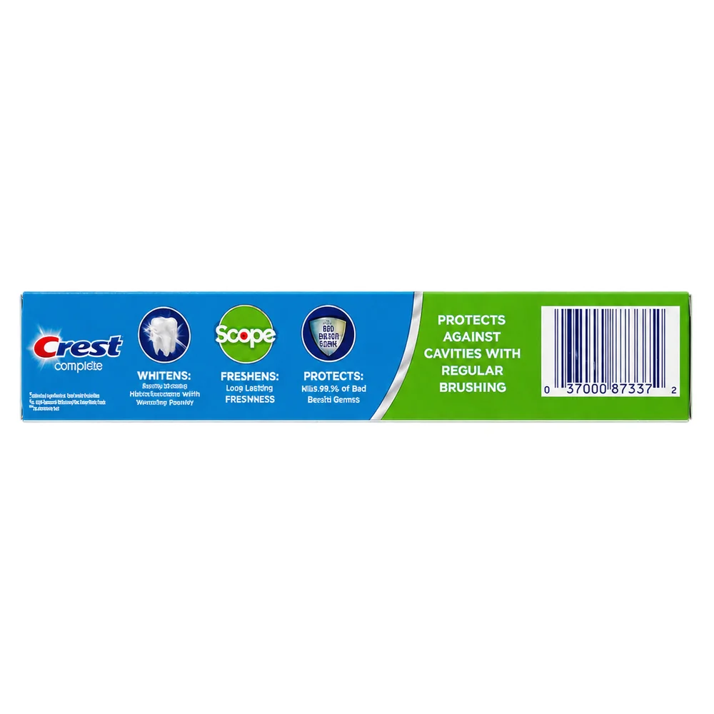 Crest Complete Plus Scope Pro Advanced Freshness Toothpaste — available at pharmacies in Cambodia on PharmKulen