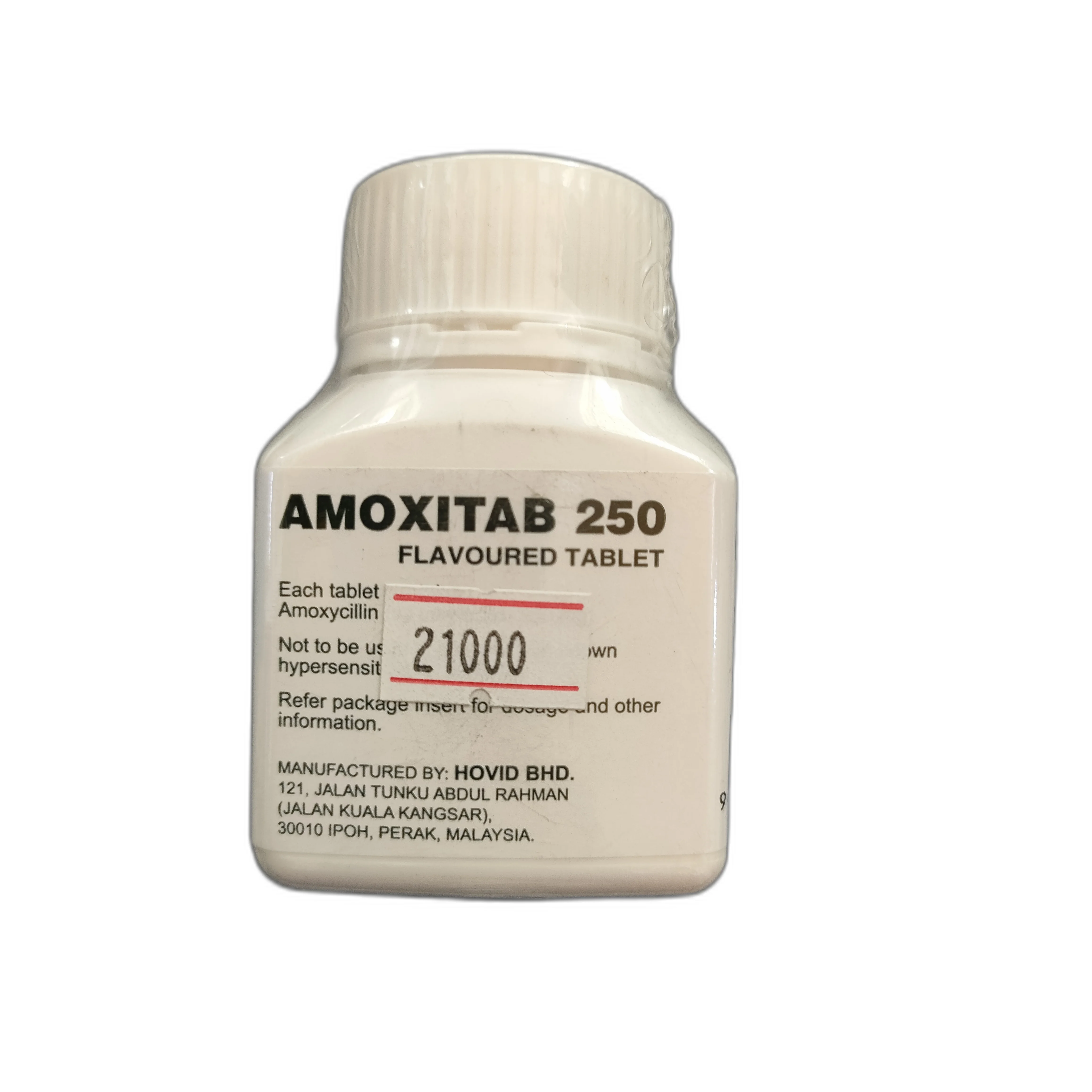Amoxitab 250 — available at pharmacies in Cambodia on PharmKulen