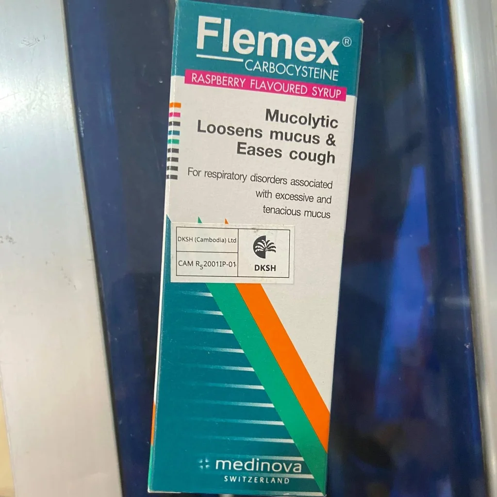 Flemex — available at pharmacies in Cambodia on PharmKulen