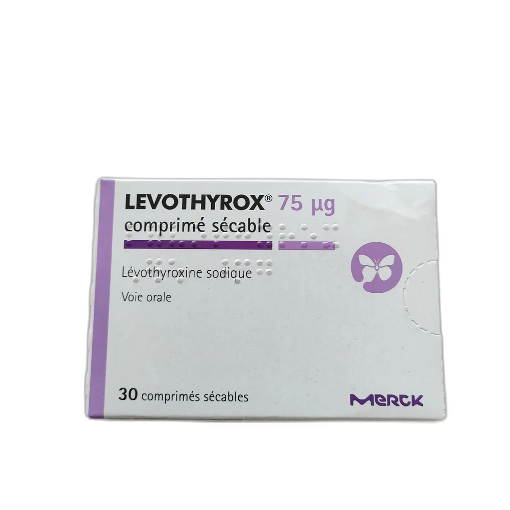 Levothyrox 75 µg — available at pharmacies in Cambodia on PharmKulen