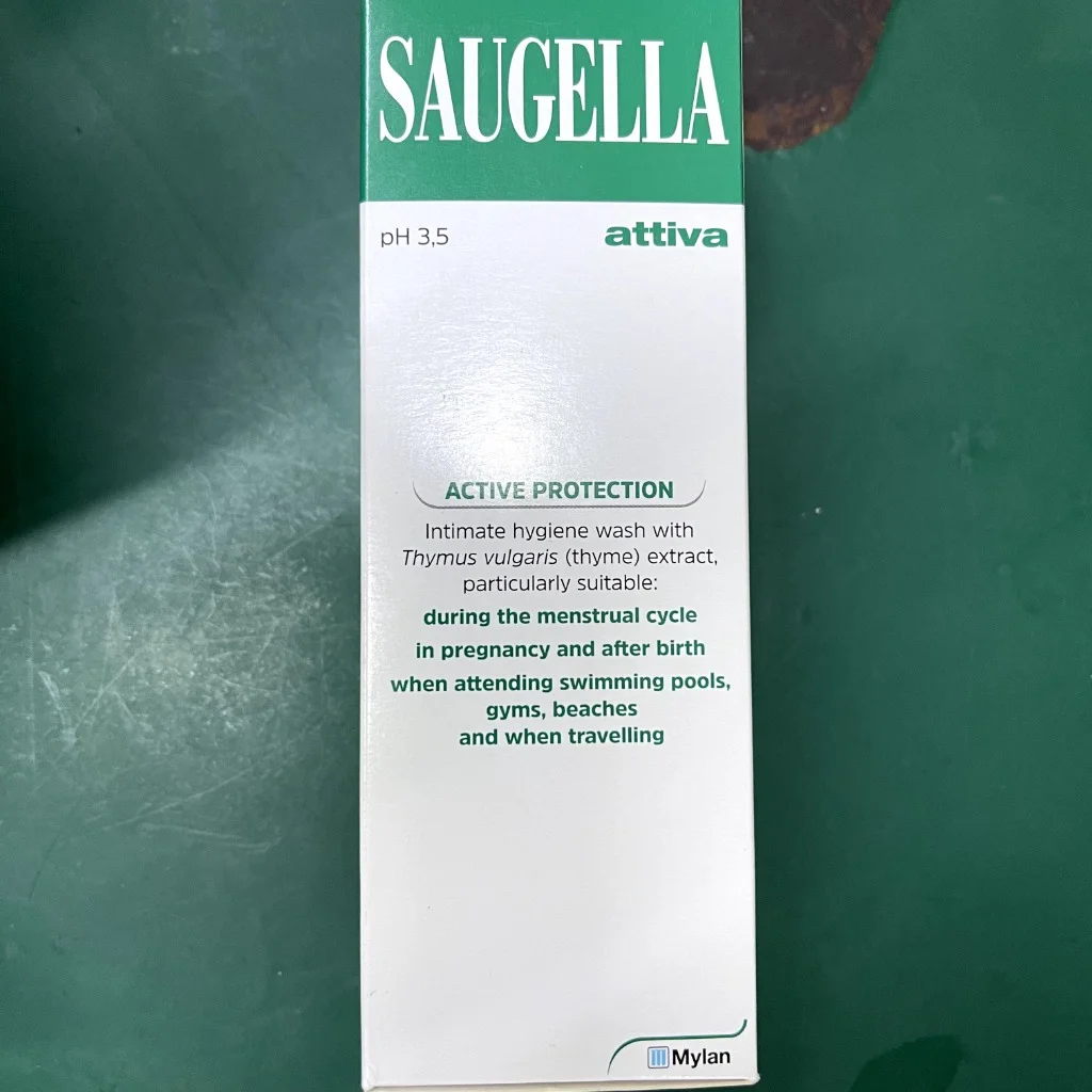 Saugella Activa — available at pharmacies in Cambodia on PharmKulen
