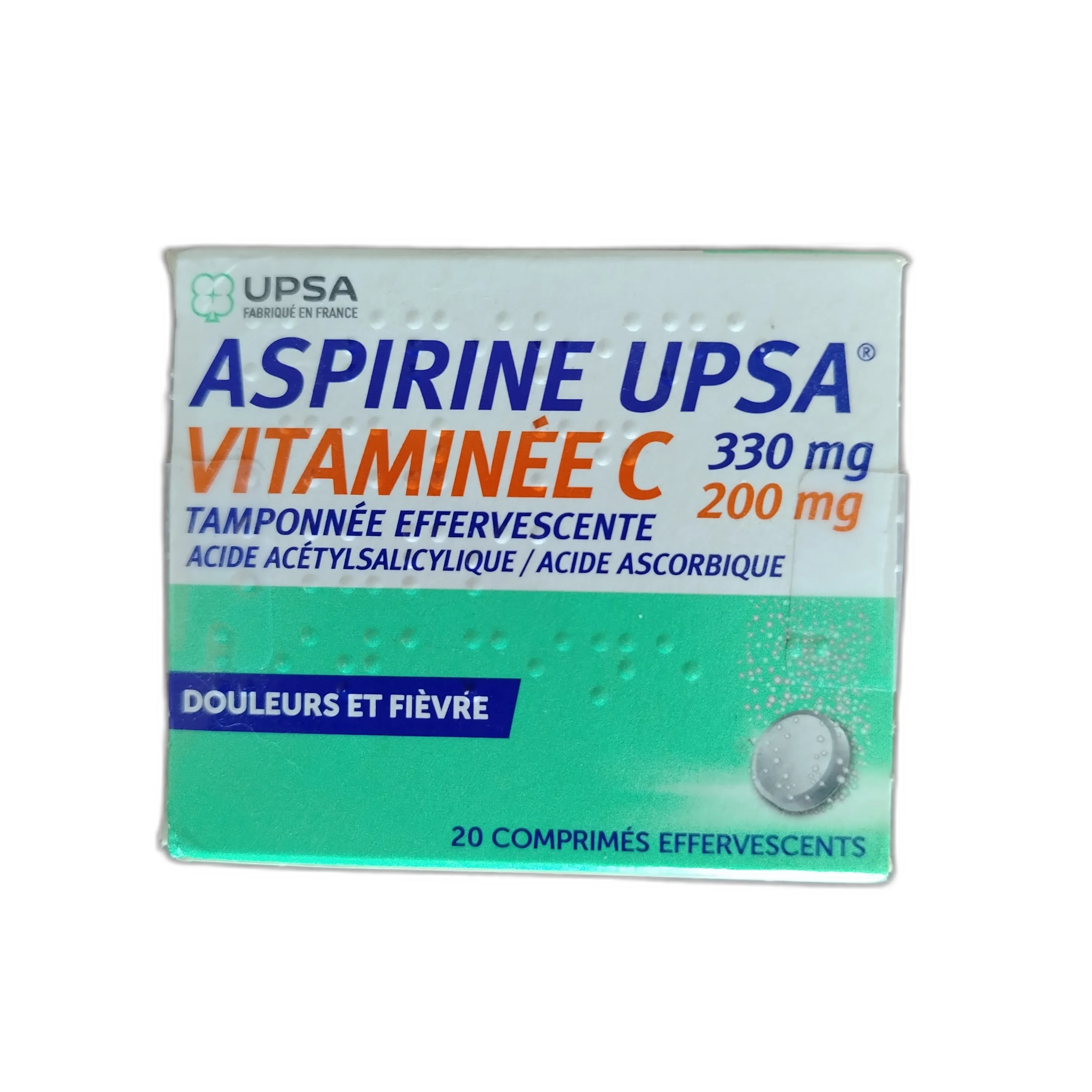 Aspirine UPSA Vitaminee C — available at pharmacies in Cambodia on PharmKulen