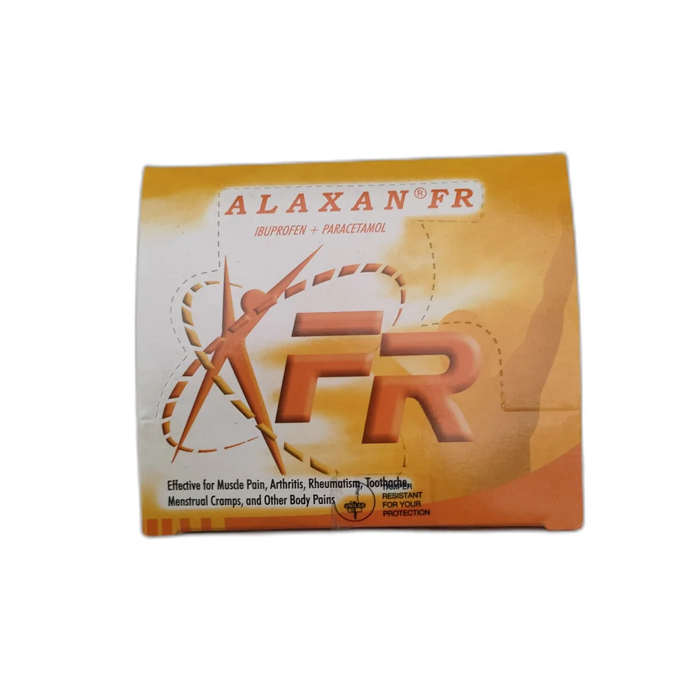 Alaxan FR — available at pharmacies in Cambodia on PharmKulen