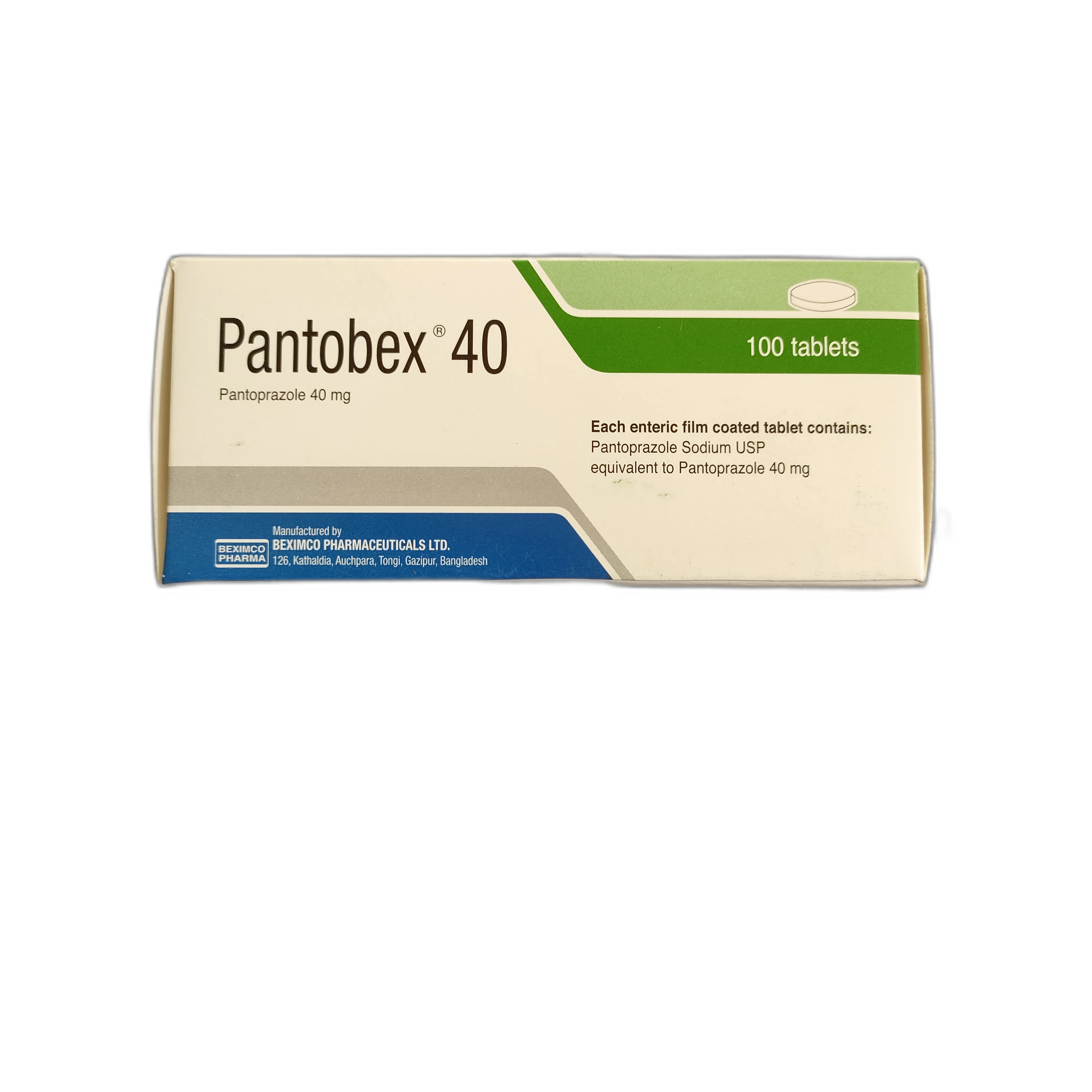 Pantobex 40 — available at pharmacies in Cambodia on PharmKulen