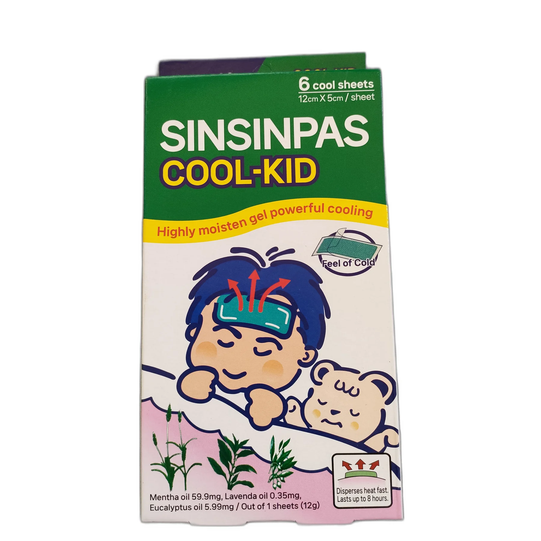 SINSINPAS Cool-Kid — available at pharmacies in Cambodia on PharmKulen