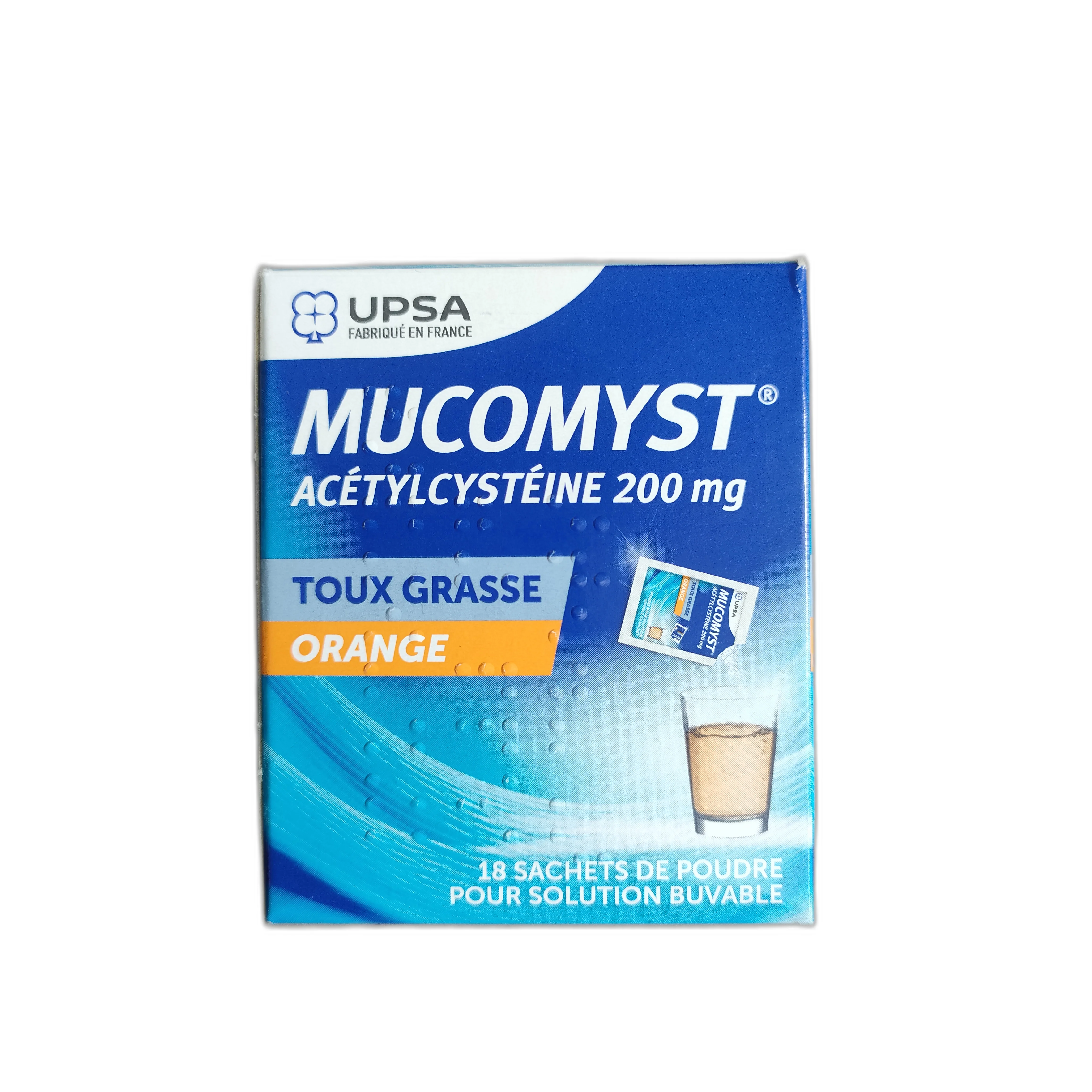 Mucomyst Orange — available at pharmacies in Cambodia on PharmKulen