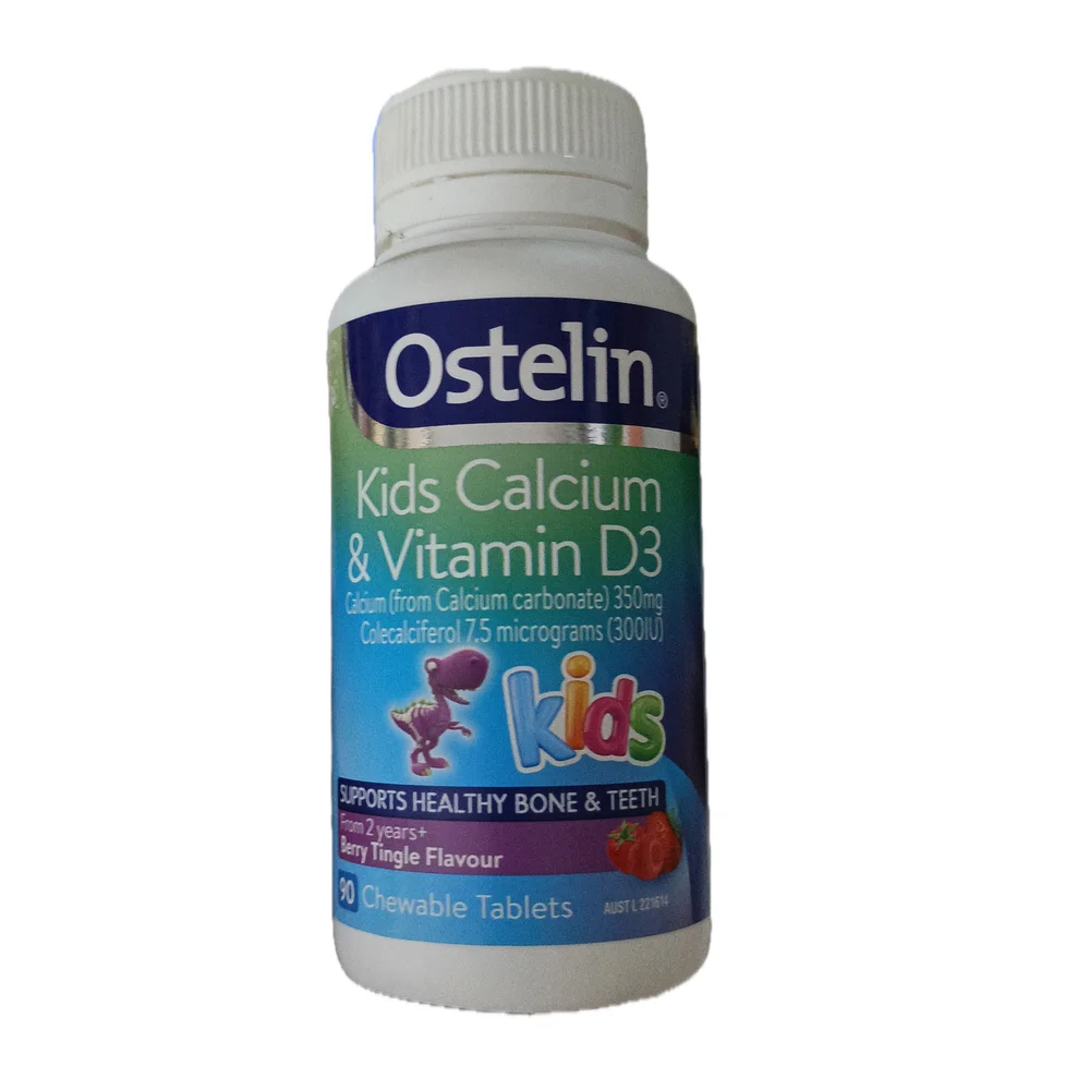 Ostelin Kids Calcium & Vitamin D3 — available at pharmacies in Cambodia on PharmKulen
