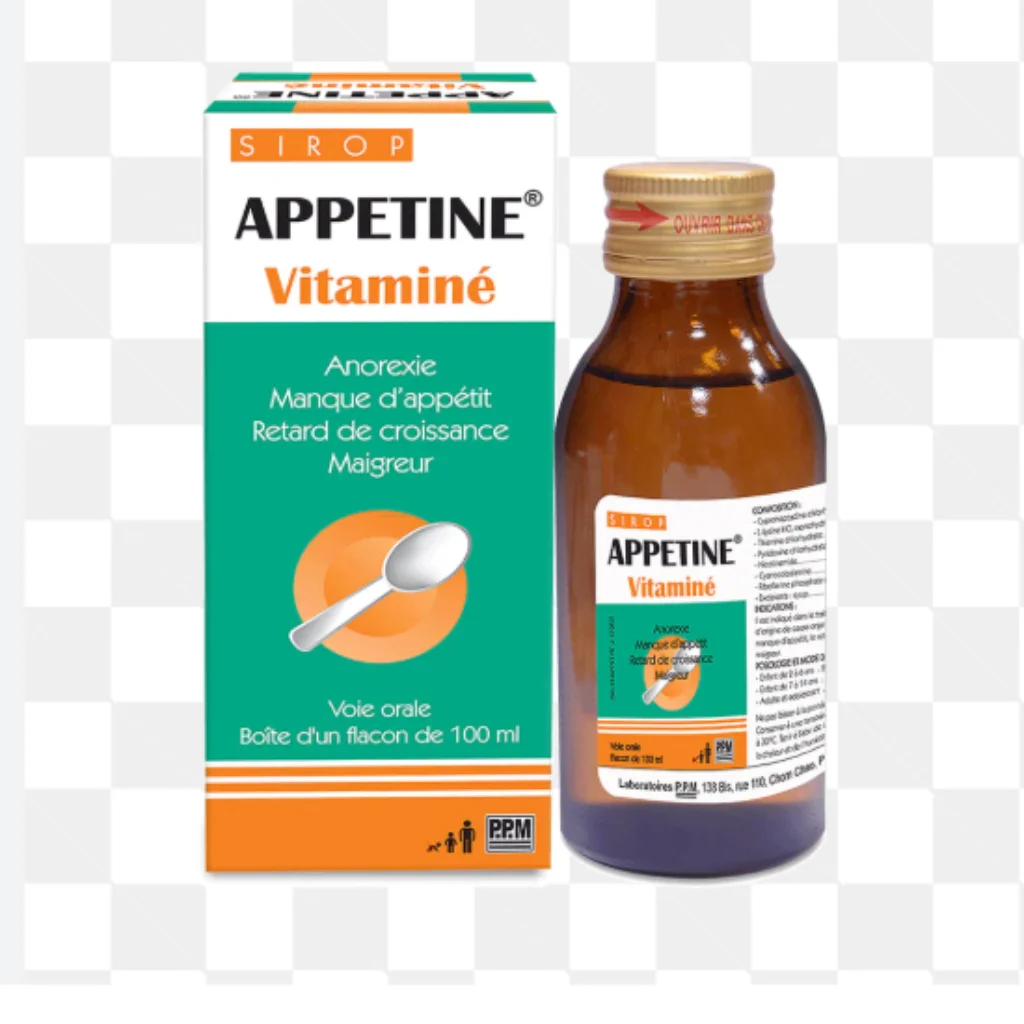Appetine Vitaminé — available at pharmacies in Cambodia on PharmKulen