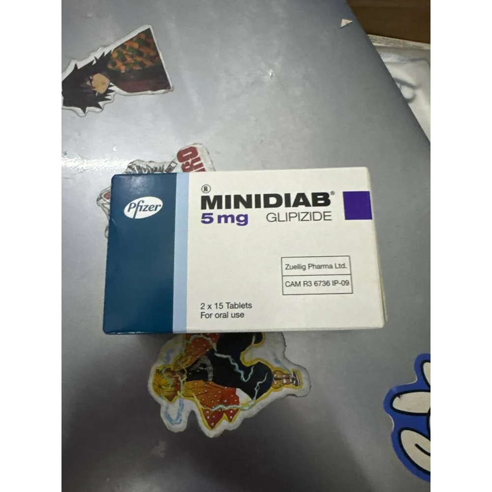 Minidiab 5 mg — available at pharmacies in Cambodia on PharmKulen