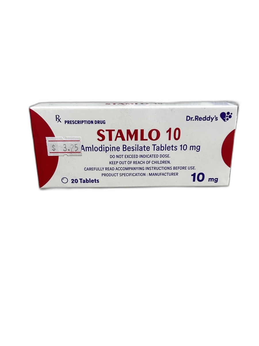 Stamlo 10 — available at pharmacies in Cambodia on PharmKulen