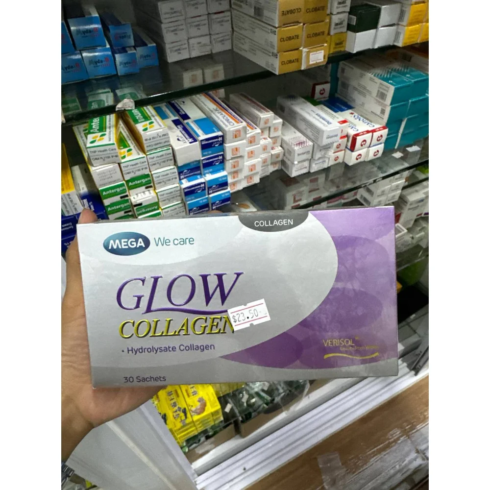GLOW Collagen — available at pharmacies in Cambodia on PharmKulen