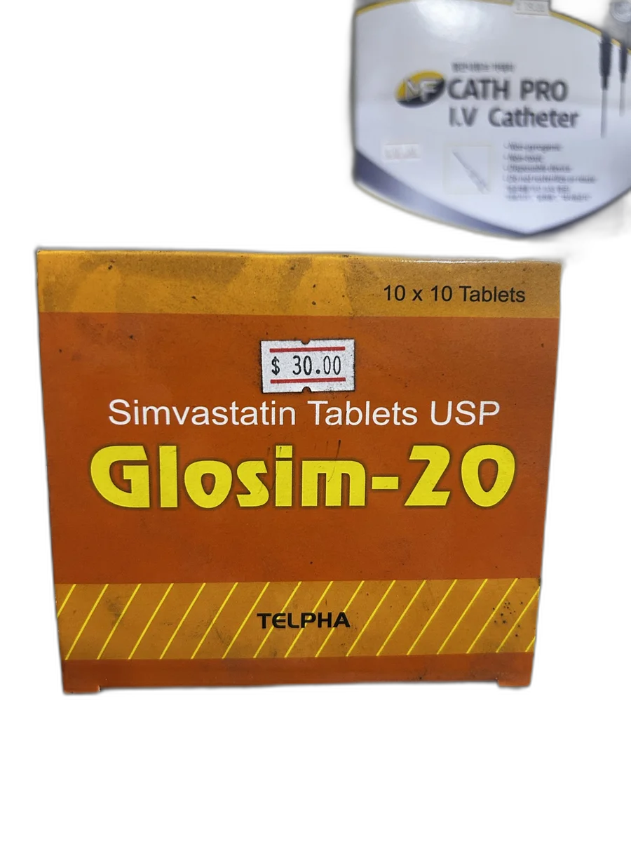 Glosim-20 — available at pharmacies in Cambodia on PharmKulen