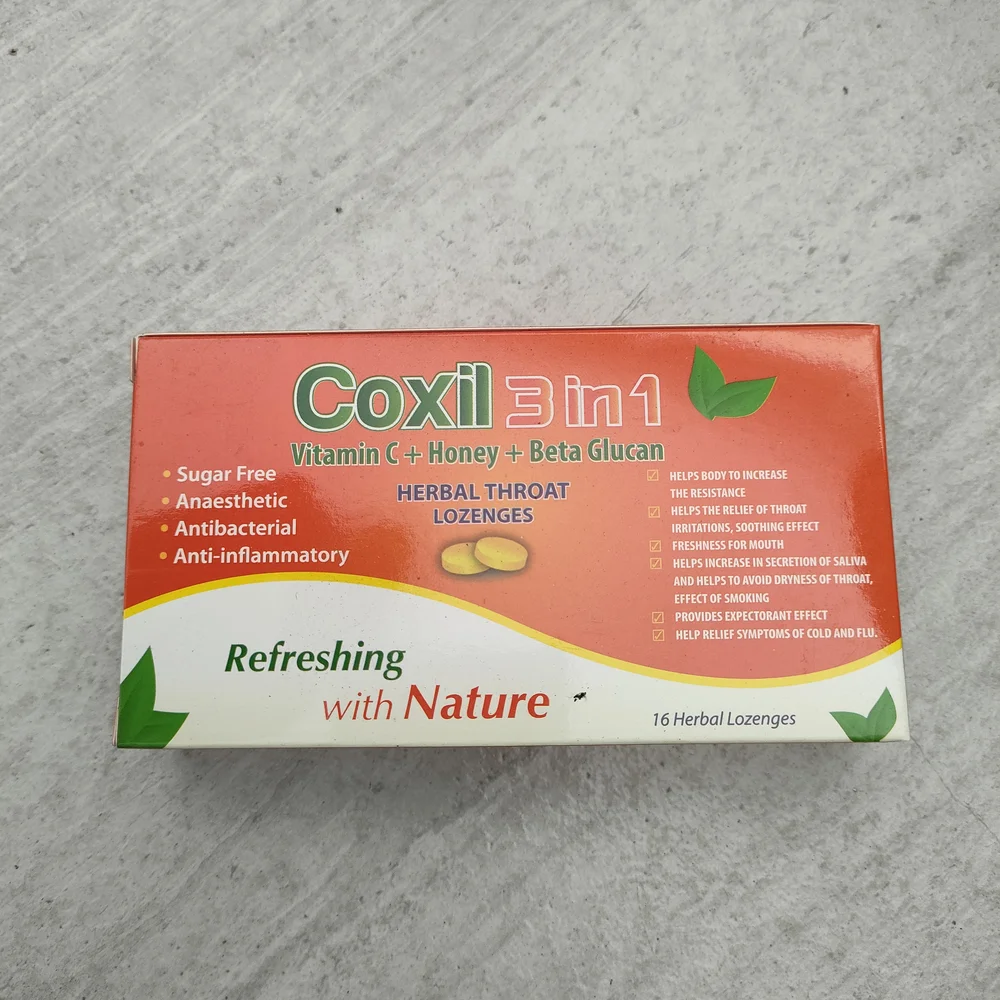 Coxil 3 in 1 — available at pharmacies in Cambodia on PharmKulen