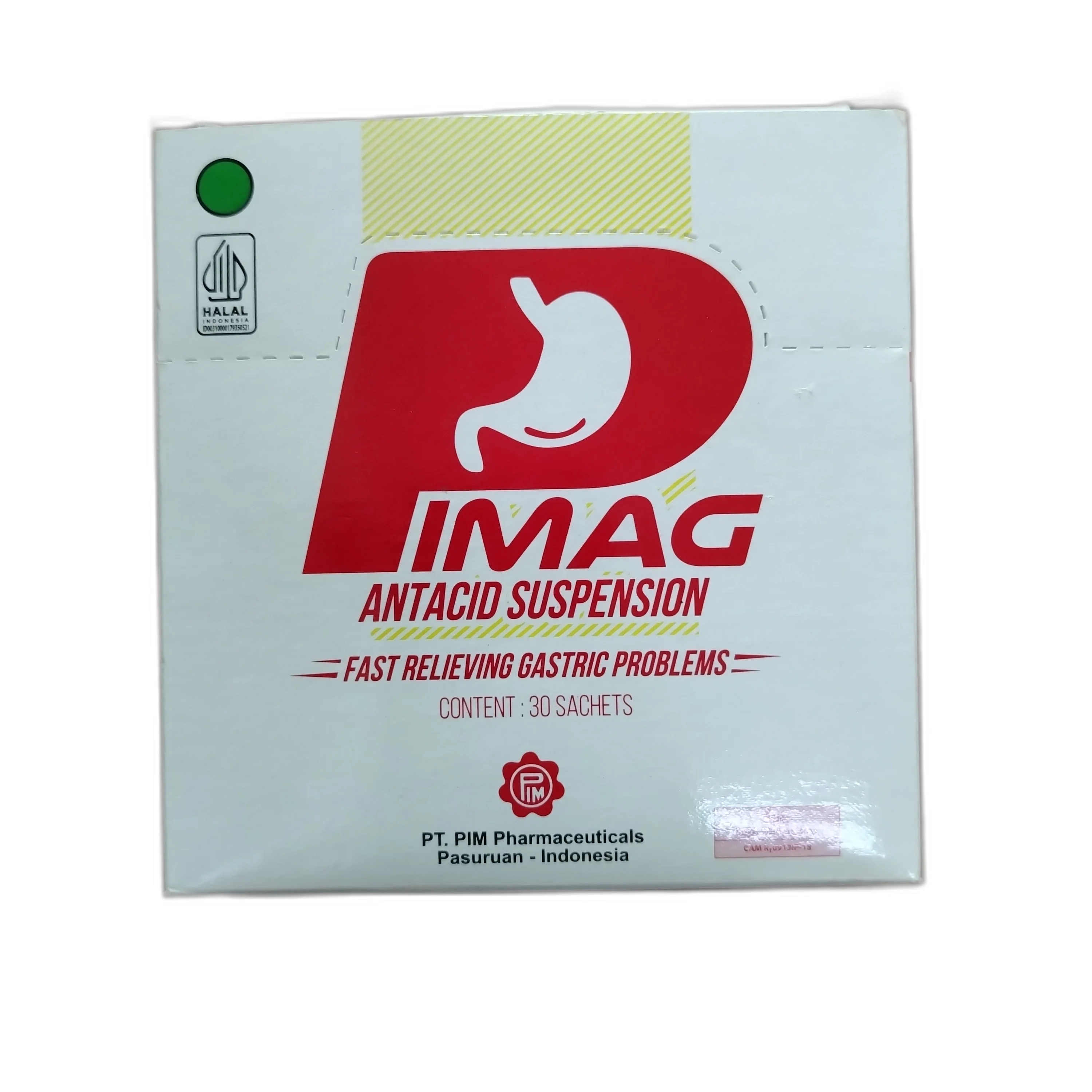 PIMAG Antacid Suspension — available at pharmacies in Cambodia on PharmKulen