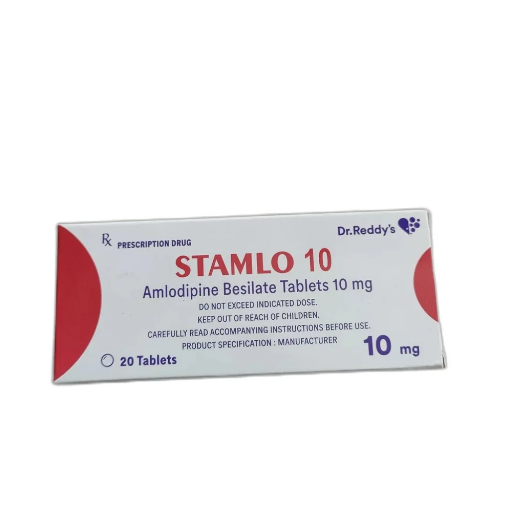 Stamlo 10 — available at pharmacies in Cambodia on PharmKulen