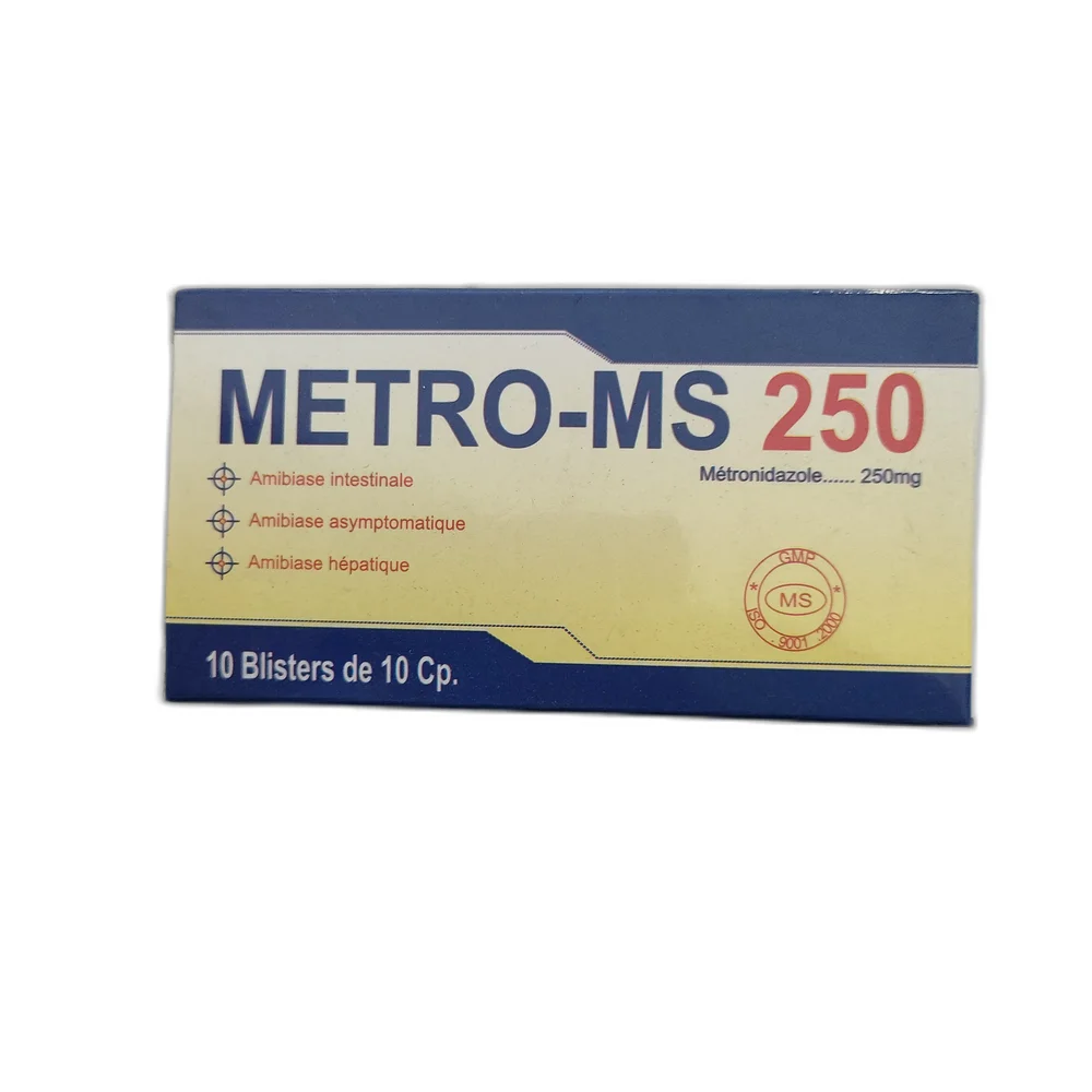 Metro-MS 250 — available at pharmacies in Cambodia on PharmKulen