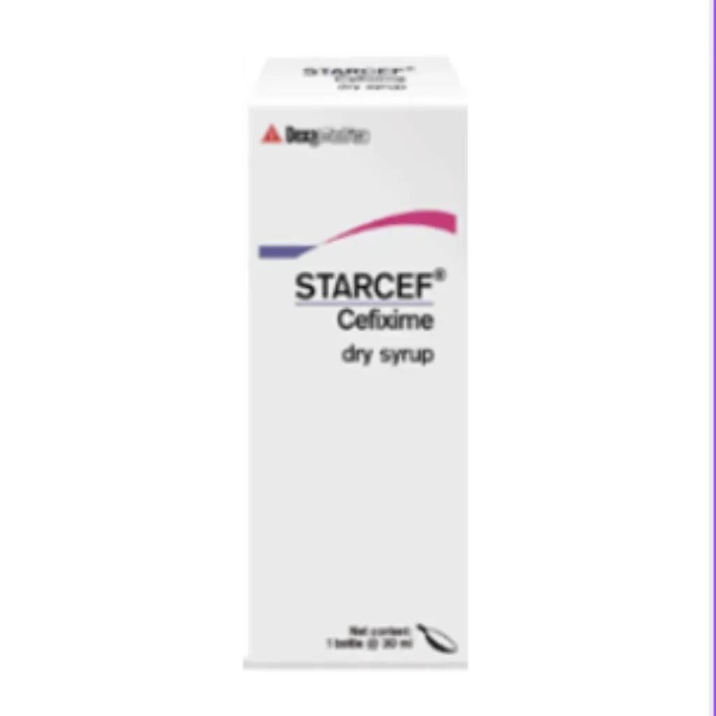 Starcef 100mg/5ml (30ml) Syrup — available at pharmacies in Cambodia on PharmKulen