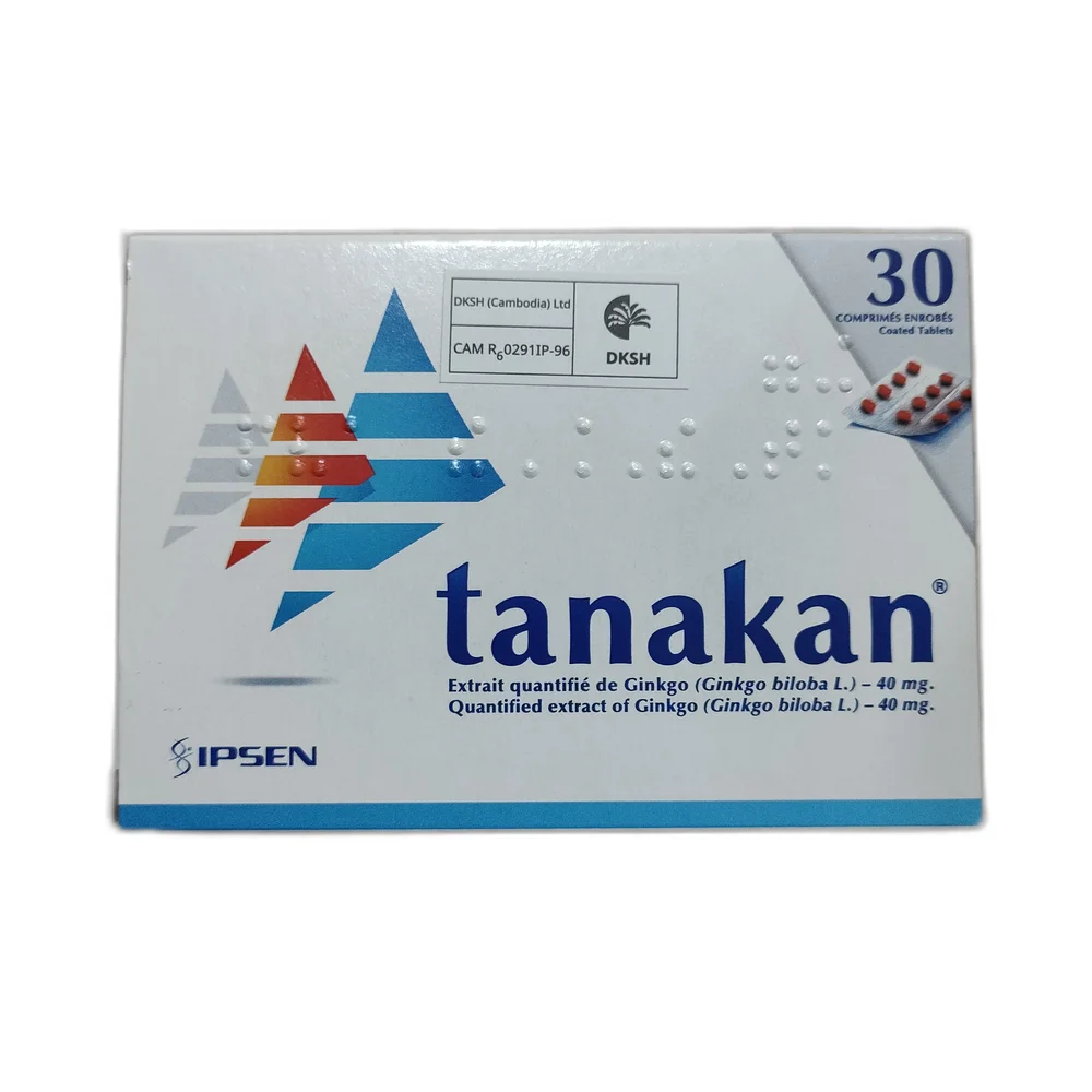 Tanakan — available at pharmacies in Cambodia on PharmKulen