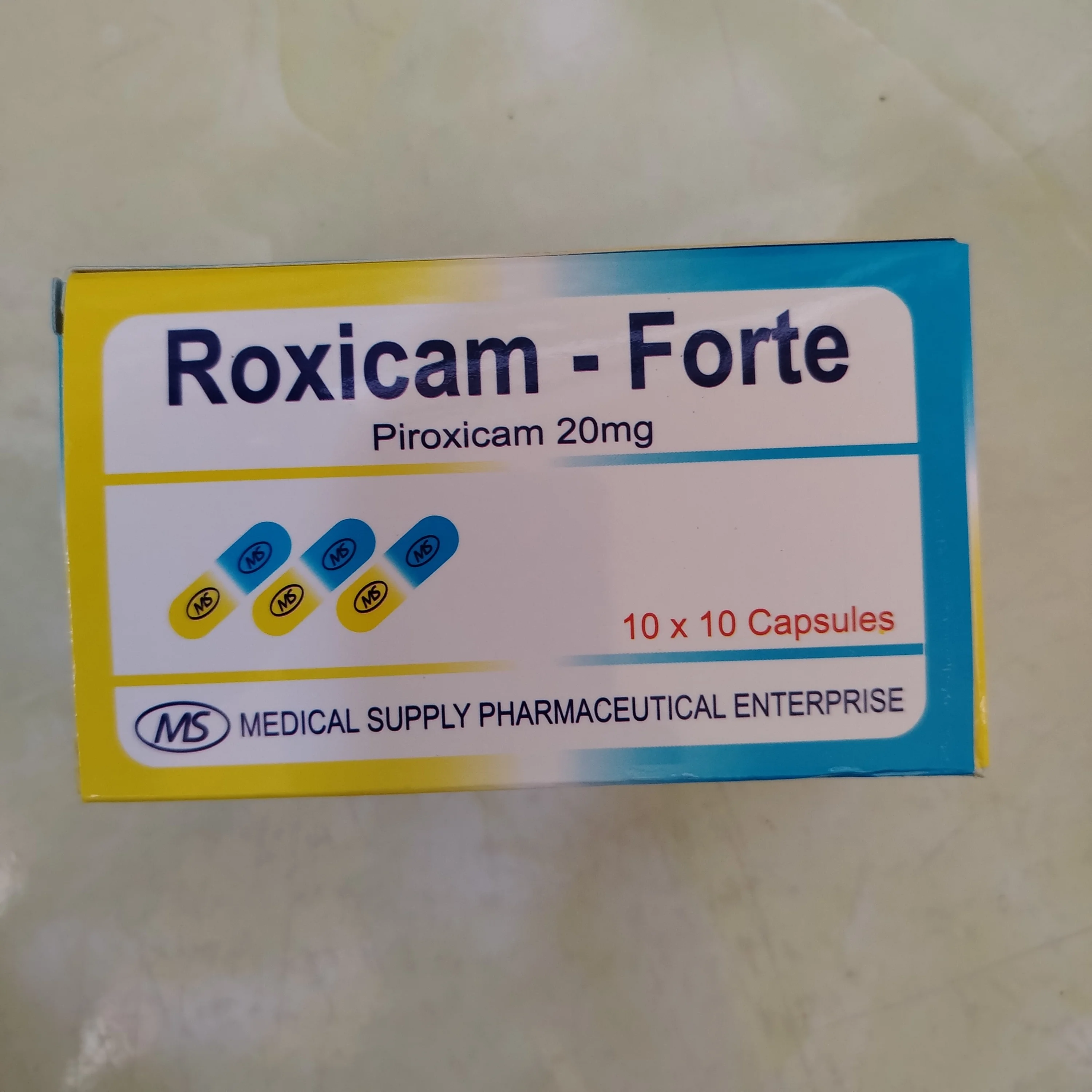 Roxicam-Forte — available at pharmacies in Cambodia on PharmKulen