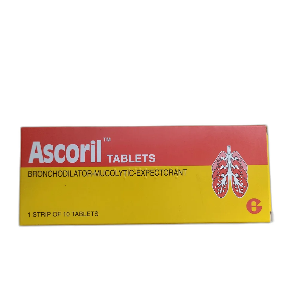 Ascoril Tablets — available at pharmacies in Cambodia on PharmKulen