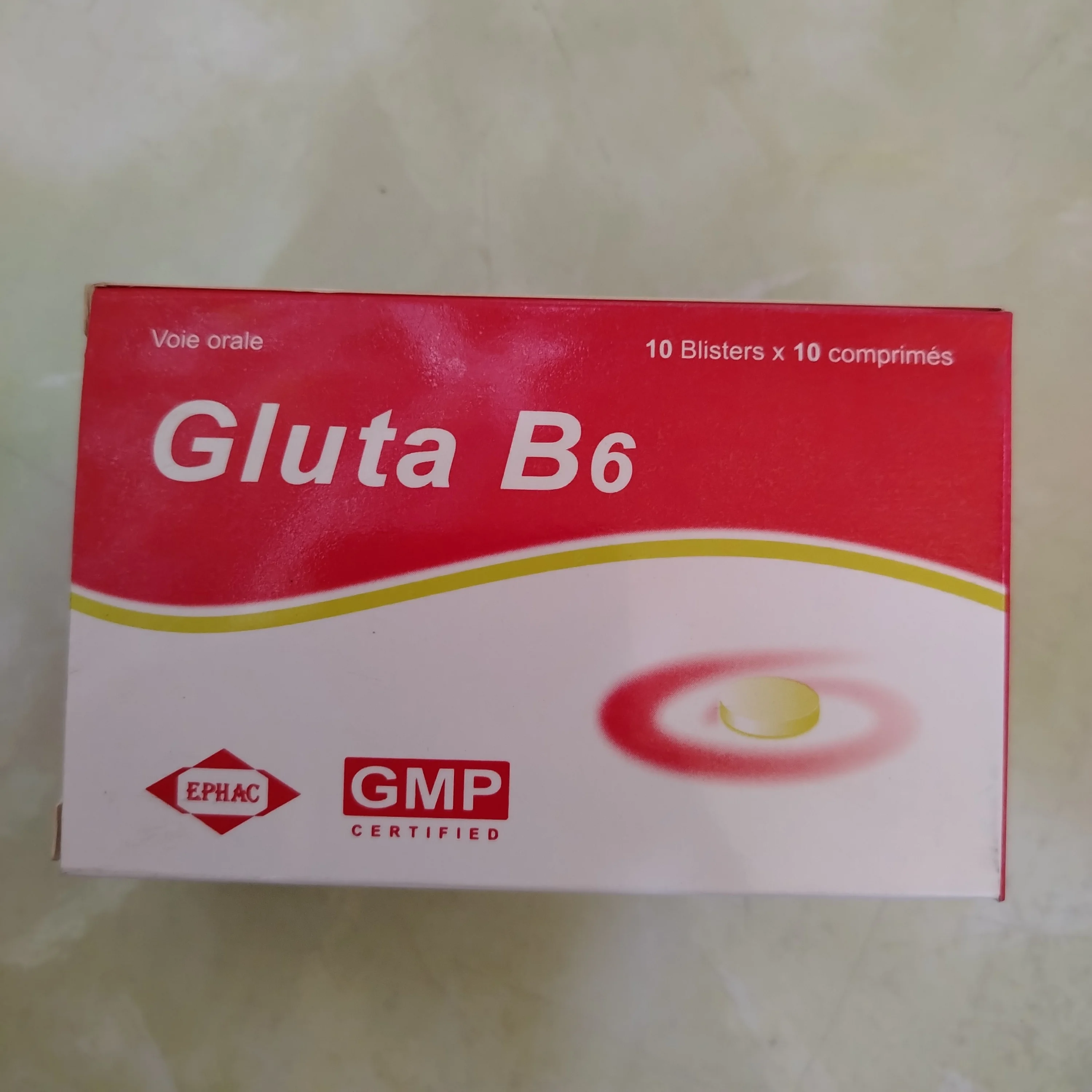 Gluta B6 — available at pharmacies in Cambodia on PharmKulen