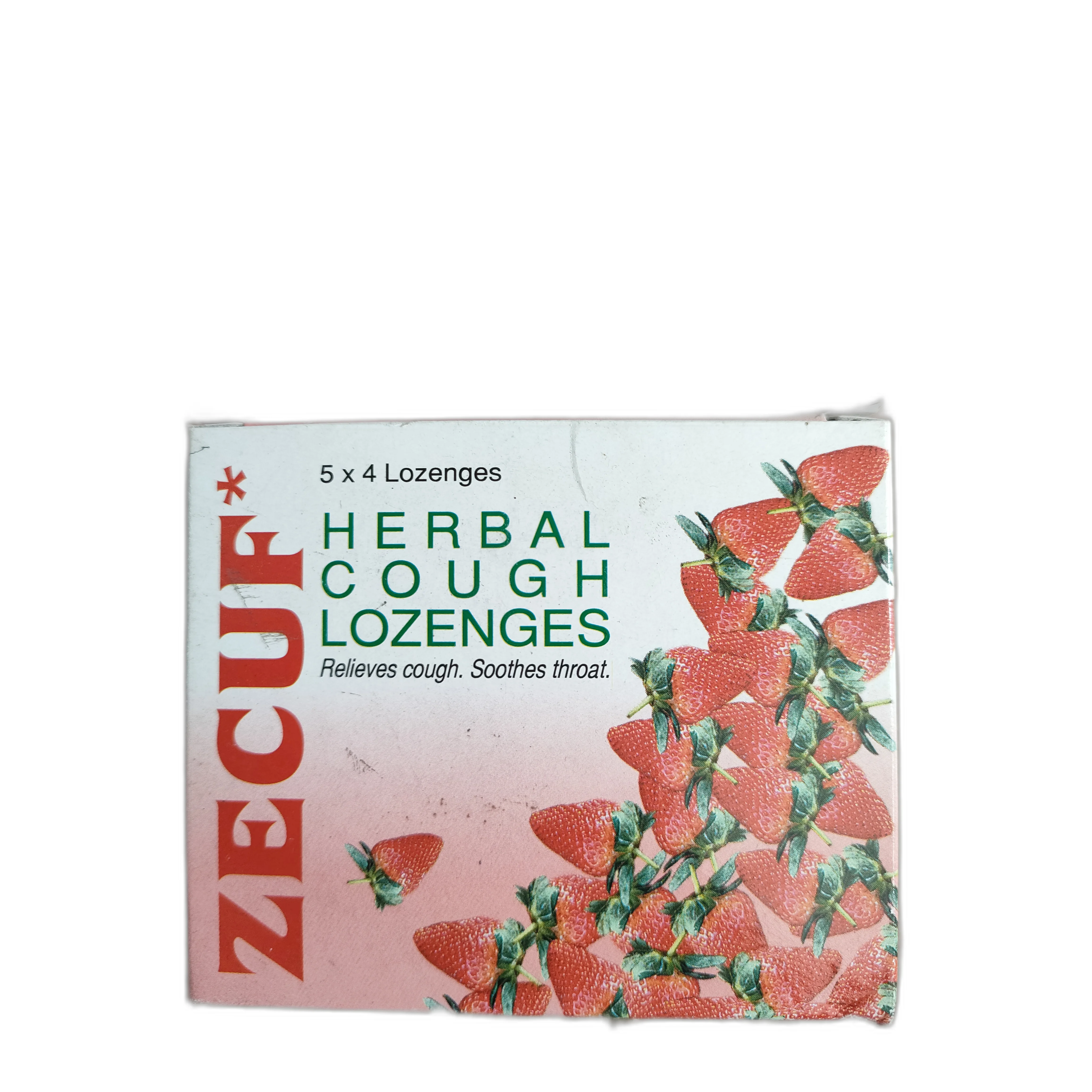 Zecuf Herbal Cough Lozenges Strawberry — available at pharmacies in Cambodia on PharmKulen