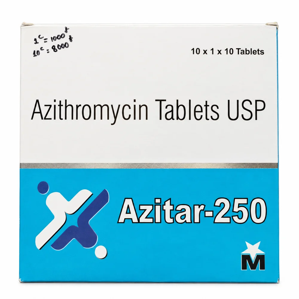 Azitar-250 — available at pharmacies in Cambodia on PharmKulen