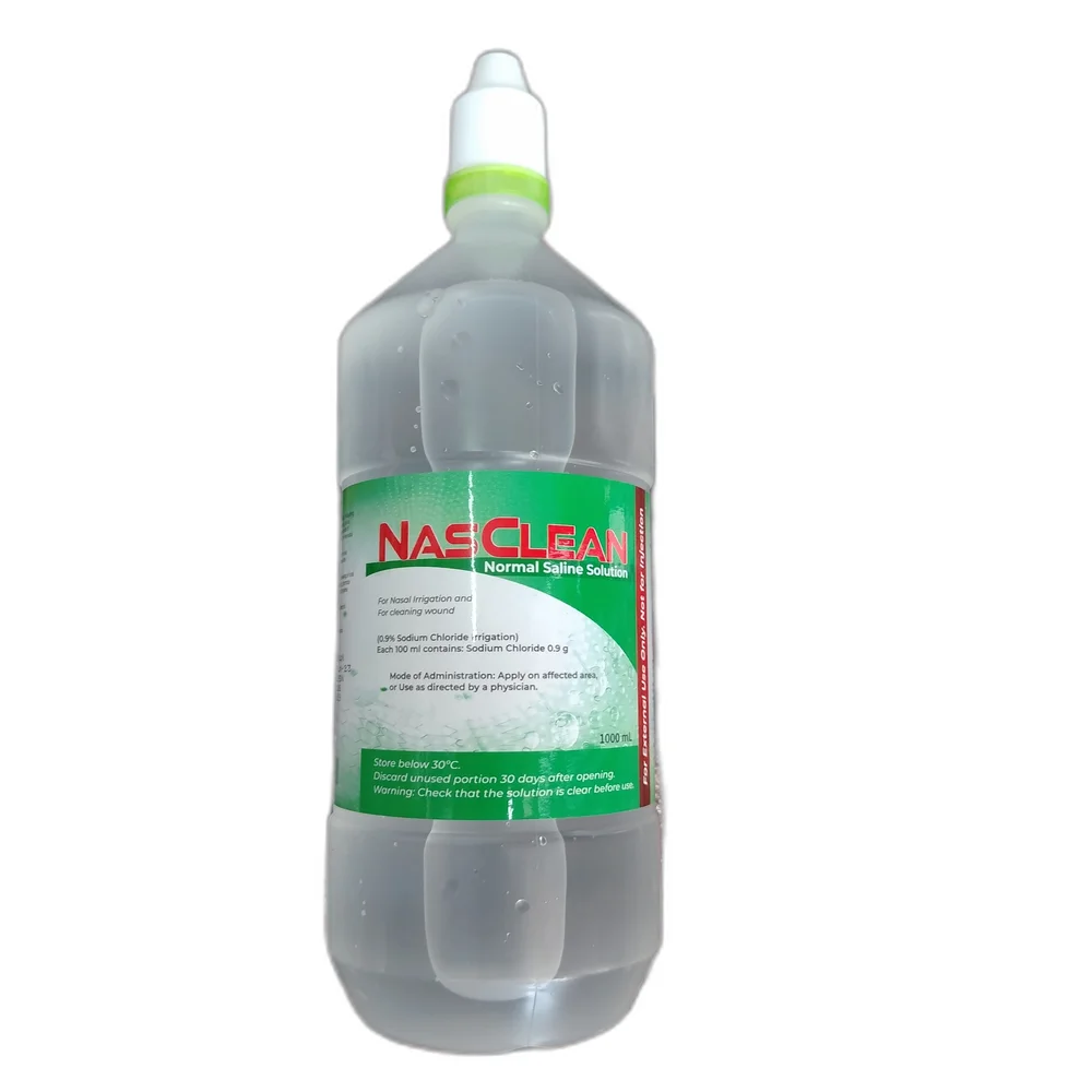 NasClean Normal Saline Solution — available at pharmacies in Cambodia on PharmKulen