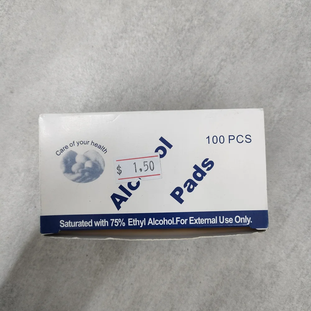 Alcohol Pads (Care of Your Health) — available at pharmacies in Cambodia on PharmKulen