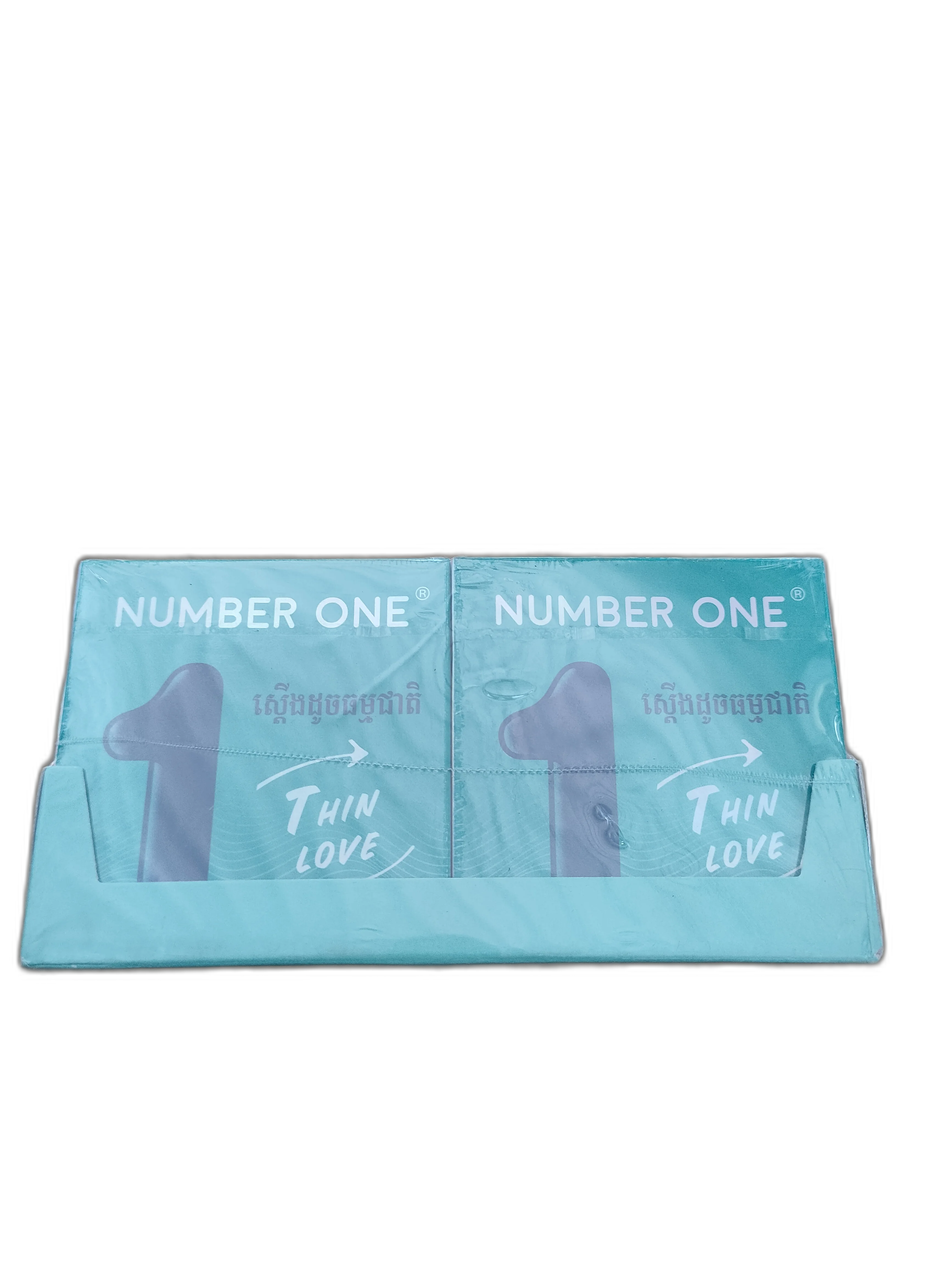 Number One Thin Love Condoms — available at pharmacies in Cambodia on PharmKulen