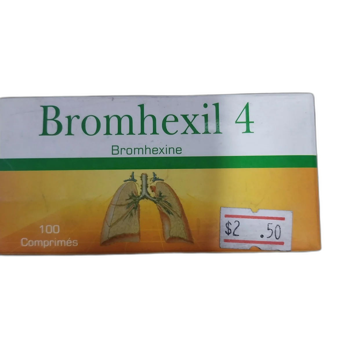 Bromhexil 4 — available at pharmacies in Cambodia on PharmKulen