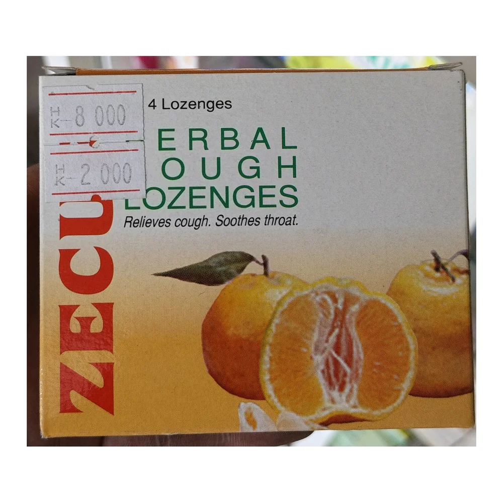 Zecuf Herbal Cough Lozenges Orange — available at pharmacies in Cambodia on PharmKulen