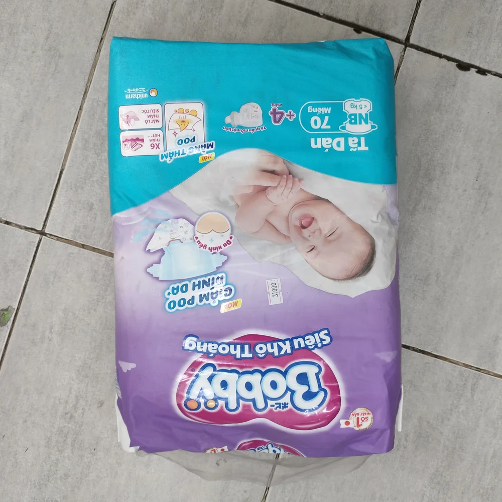 Bobby Newborn Baby Diaper (NB70) — available at pharmacies in Cambodia on PharmKulen