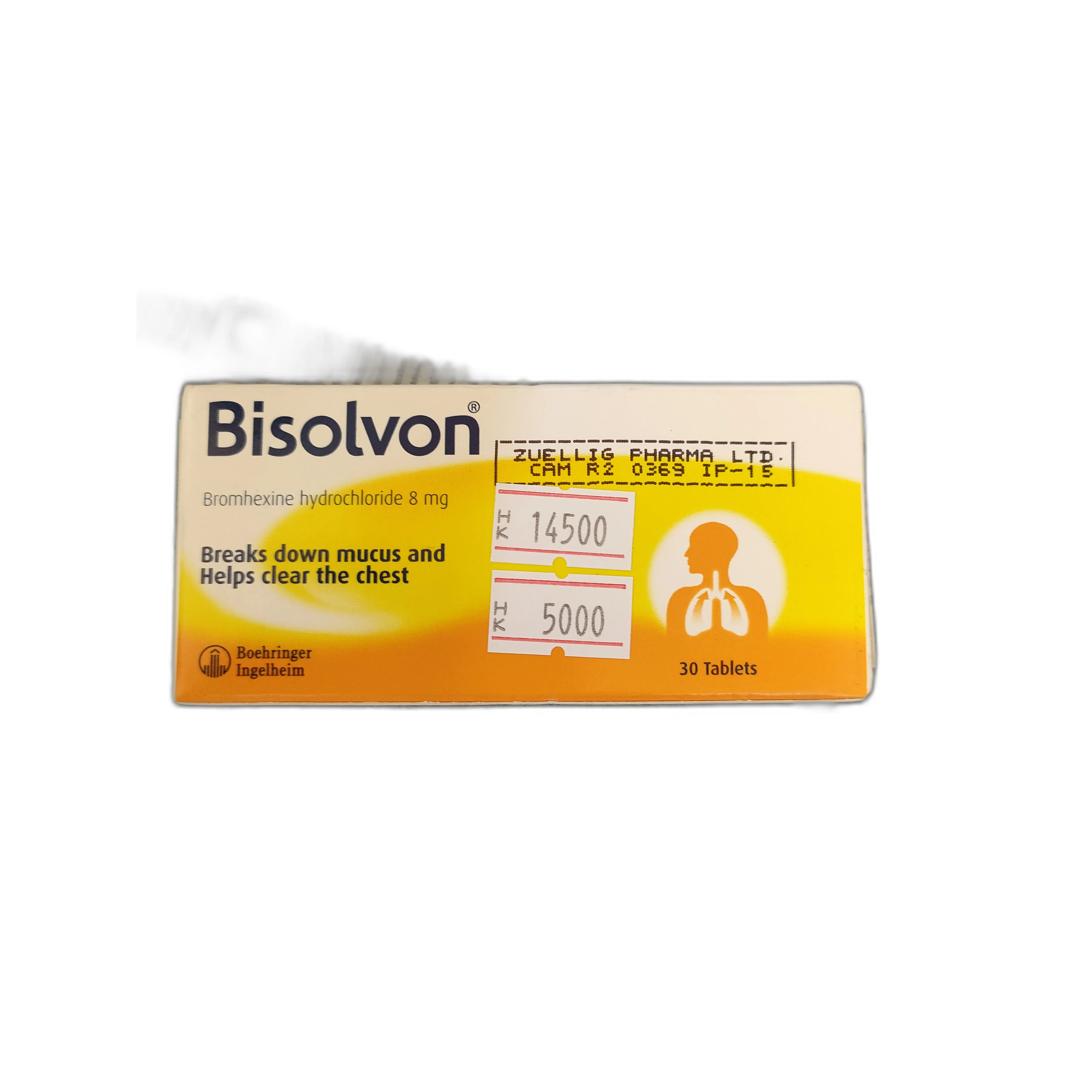 Bisolvon — available at pharmacies in Cambodia on PharmKulen