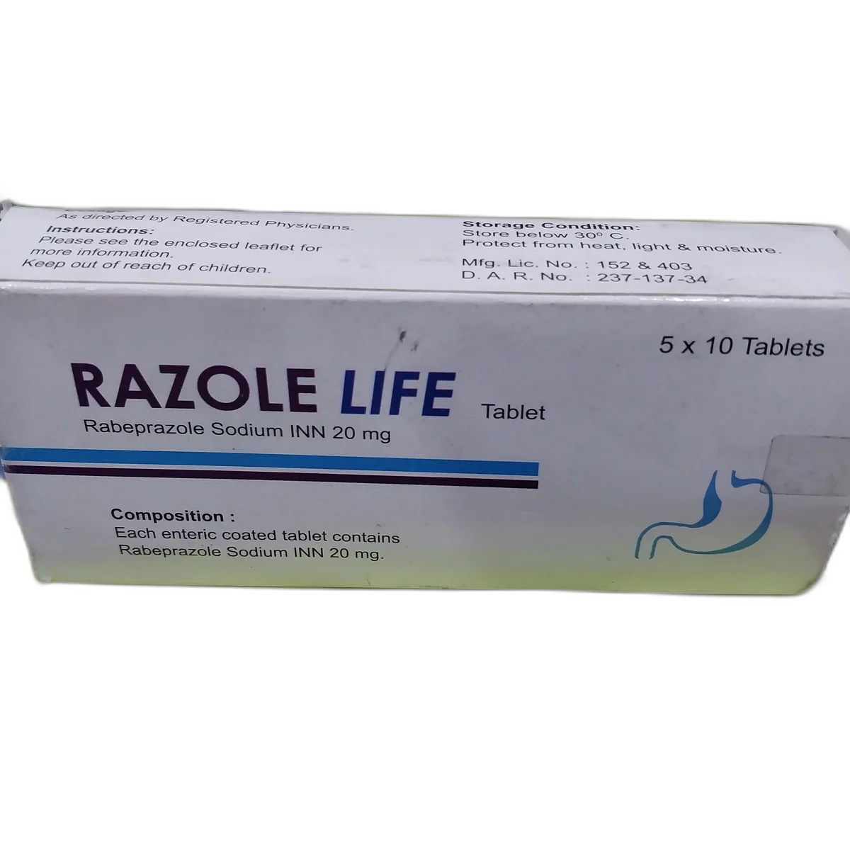 Razole Life — available at pharmacies in Cambodia on PharmKulen