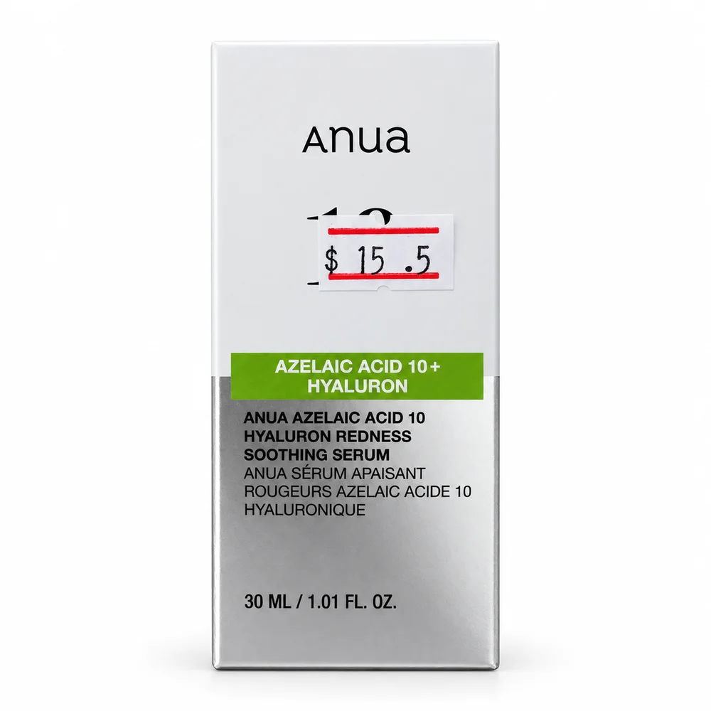 Anua Azelaic Acid 10 + Hyaluron Redness Soothing Serum — available at pharmacies in Cambodia on PharmKulen