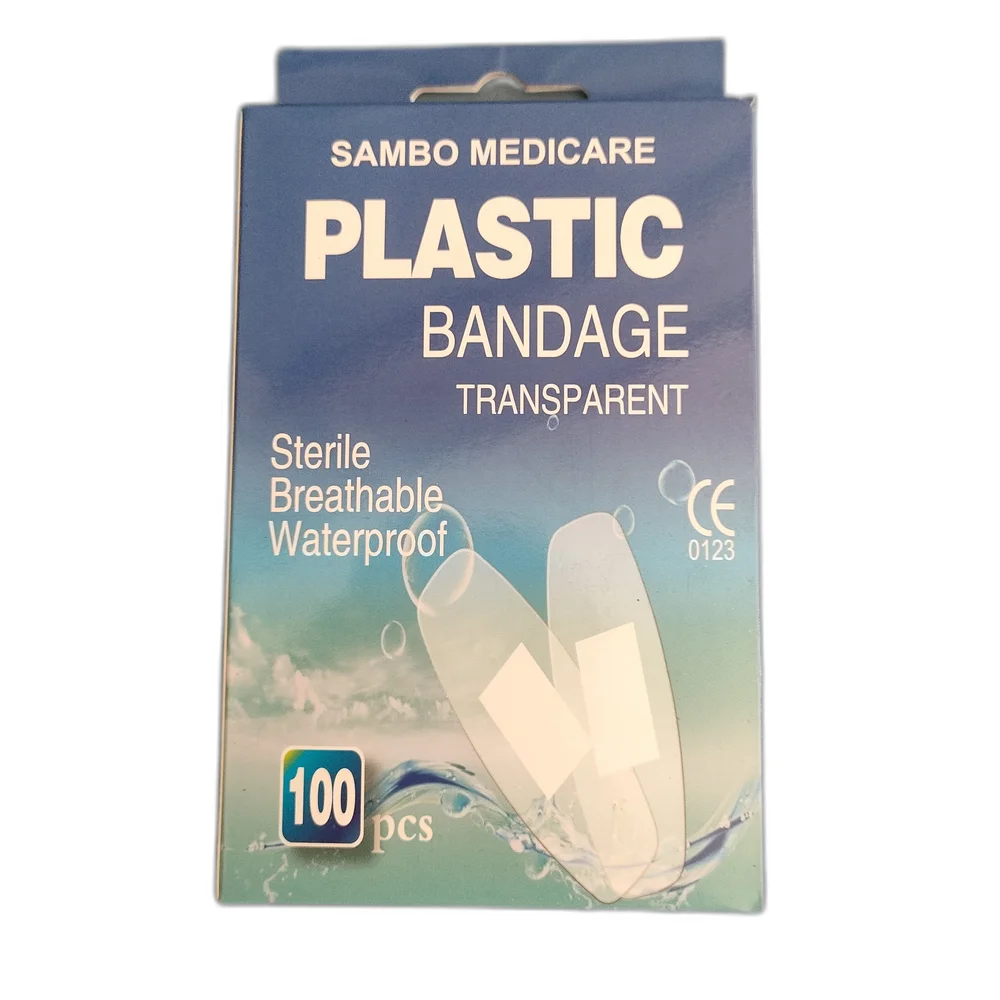 Sambo Medicare Plastic Bandage — available at pharmacies in Cambodia on PharmKulen
