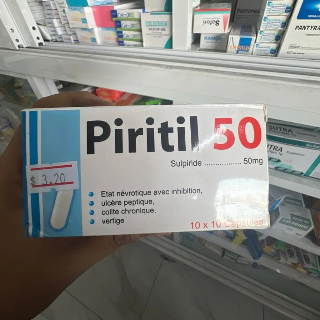 Piritil 50 — available at pharmacies in Cambodia on PharmKulen