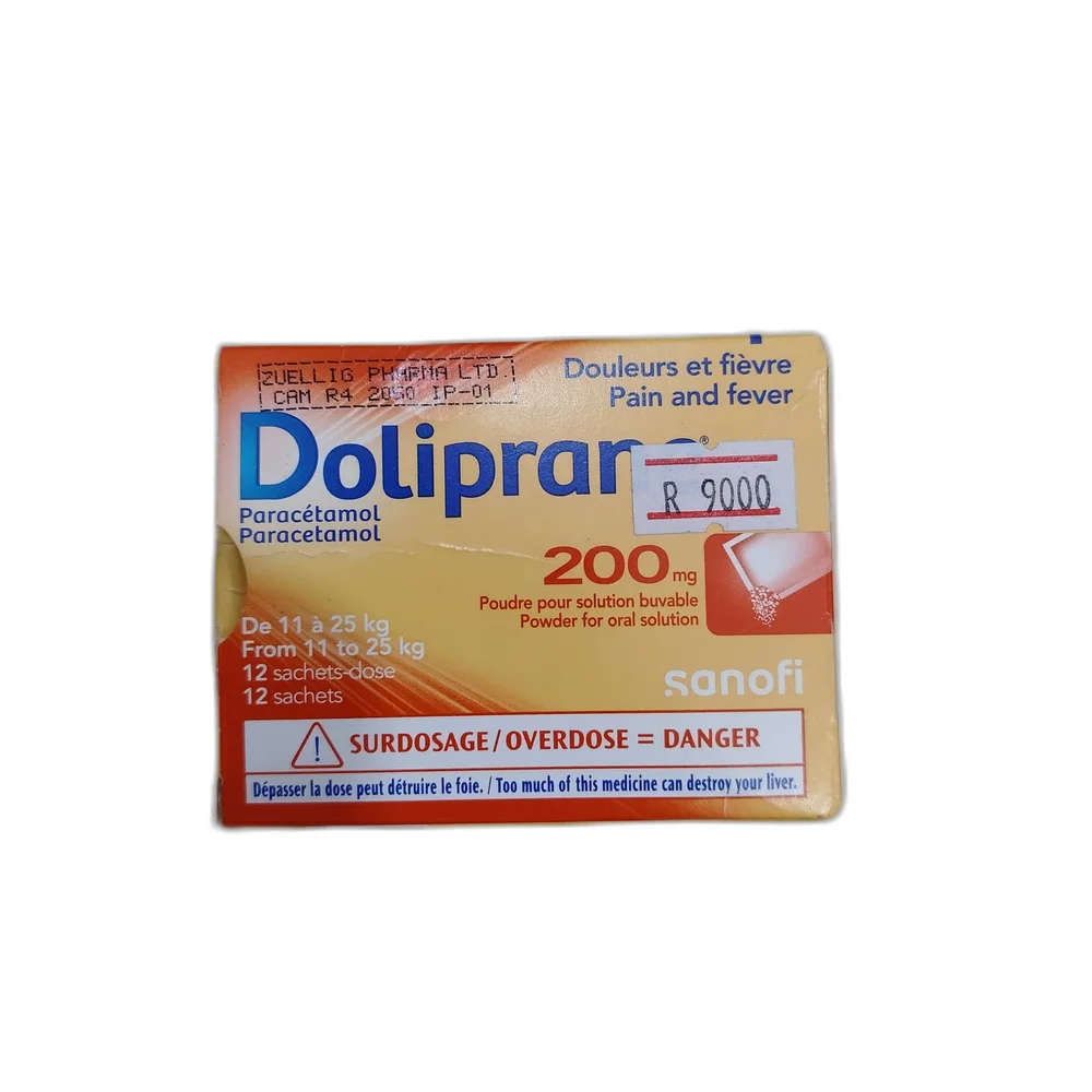 Doliprane — available at pharmacies in Cambodia on PharmKulen