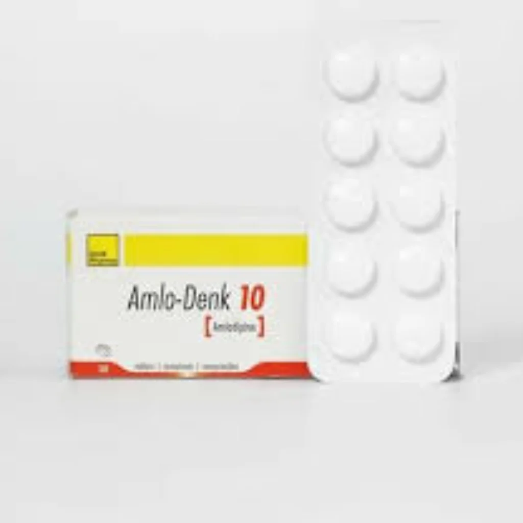 Amlo-Denk 10 — available at pharmacies in Cambodia on PharmKulen