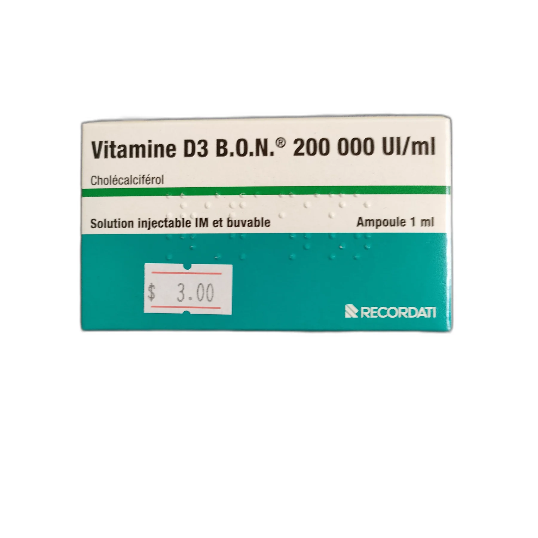 Vitamine D3 B.O.N. — available at pharmacies in Cambodia on PharmKulen
