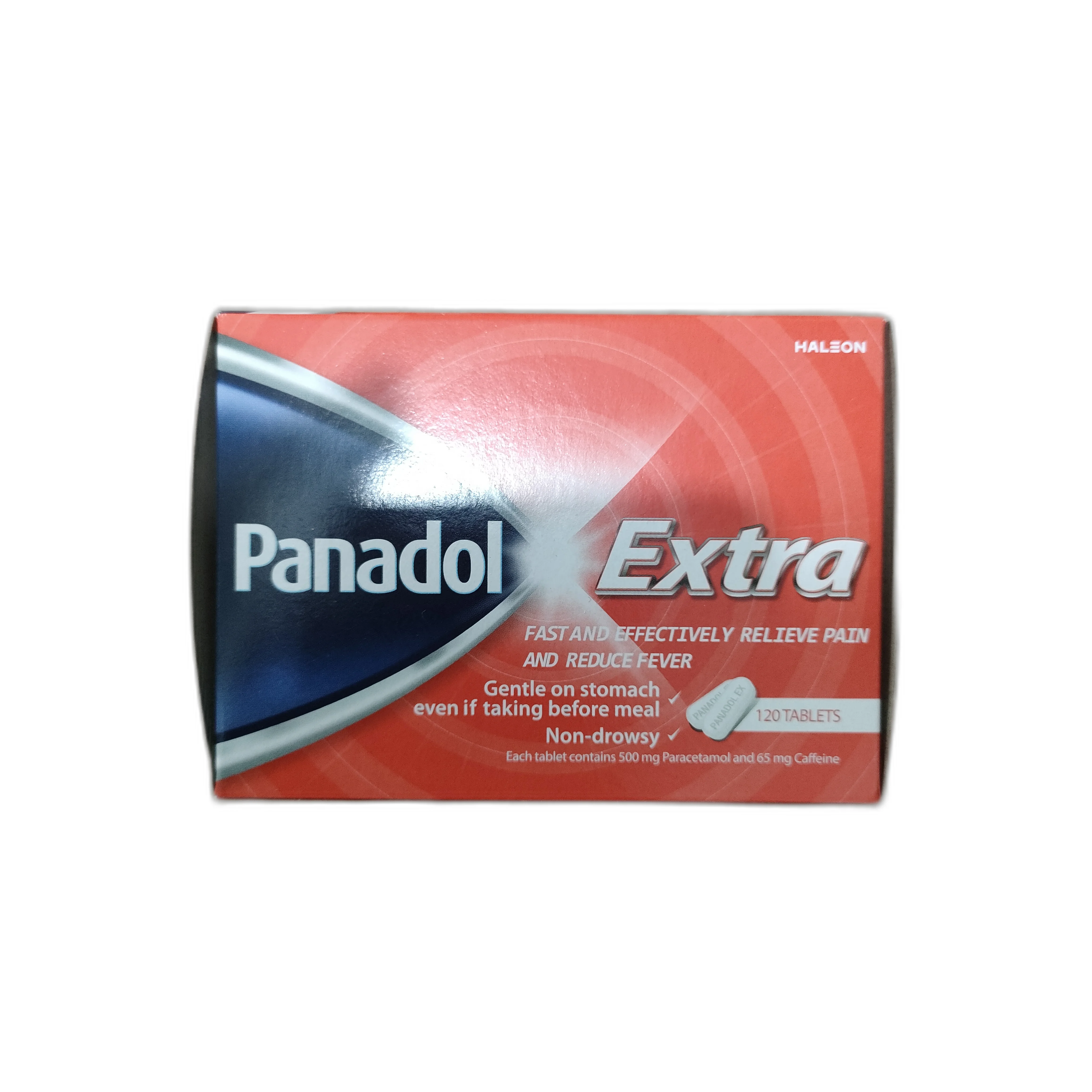 Panadol Extra — available at pharmacies in Cambodia on PharmKulen