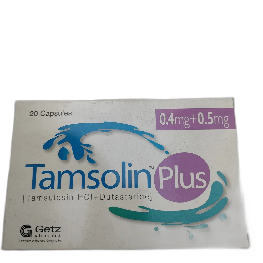 Tamsolin Plus — available at pharmacies in Cambodia on PharmKulen