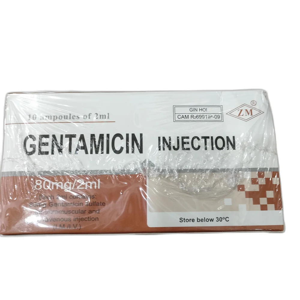 Gentamicin Injection — available at pharmacies in Cambodia on PharmKulen